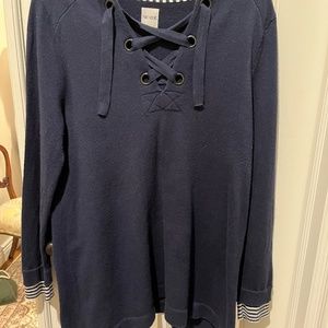 Nic&Zoe Navy Tunic